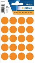 Herma 1874 Etiket Ø 19mm Fluor-Oranje - 1000 etiketten - Voordeelverpakking