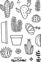 Cactus Clear Stamps (JD013) (DISCONTINUED)