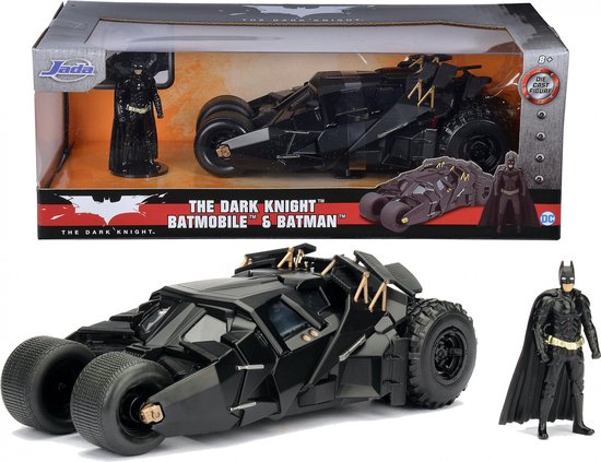 Jada Toys - Batman The Dark Knight Batmobile 1:24 - Die-cast - Zwart -  Vanaf 8 jaar -... | bol.com