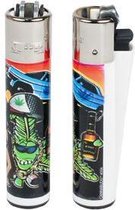 48x clipper cannabuds aansteker - hiphop - displayverpakking 48 stuks