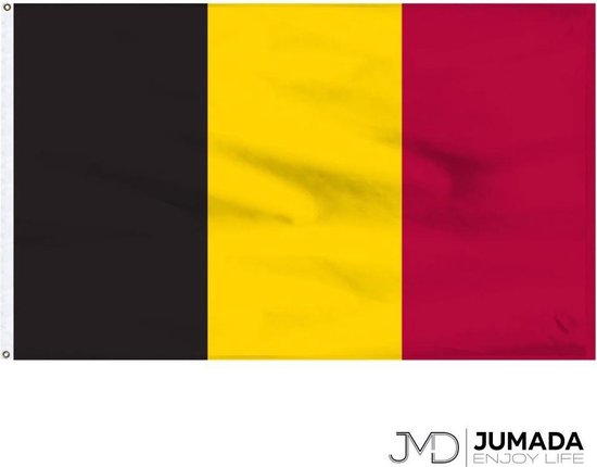 Drapeau Belge de Jumada - Drapeau België - Drapeau Pays - Drapeaux - Polyester - 150 x 90 cm