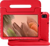 Hoesje Geschikt voor Samsung Galaxy Tab A7 Lite Hoesje Kinderhoes Shockproof Hoes Kids Case - Rood