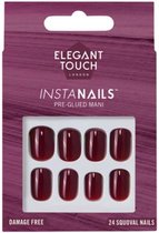 Elegant Touch Instanails Divine Wine Nails - Kunstnagels - Nagels - Press on nails - Plaknagels - Nepnagels - 24 stuks - Beste Kwaliteit