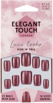 Elegant Touch Kiss 'n Tell Nails - Kunstnagels - Nagels - Press on nails - Plaknagels - Nepnagels - 24 stuks - Beste Kwaliteit