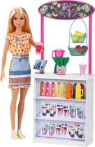 Bol.com Barbie Smoothiebar Speelset - Barbie Pop met Bekers Fruit en Smoothiebar aanbieding
