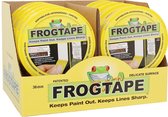 FrogTape - delicate afplaktape  - met PaintBlock Technology - Display à 10 rol - 36 mm x 41.1 m