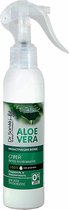 Biologische Aloë Vera volume haar spray, brengt glans, verzorgt, verrijkt met keratine, herstelt en onderhoud slap en dun haar, Dr Sante 150ml