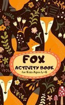 Fox Activity Book for Kids Ages 4-8 Stocking Stuffers Pocket Edition
