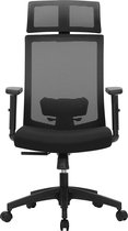 Hoppa! Bureaustoel - Zwart - Nylon - 68 x 68 x 126