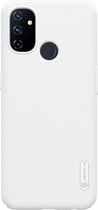 Nillkin - Hoesje geschikt voor OnePlus Nord N100 - Super Frosted Shield - Back Cover - Wit