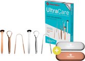 PROTEKX Ultracare - Tongschrapers - Duopack Rosé goud en zilver - Inclusief 2 opbergcases - Special Edition