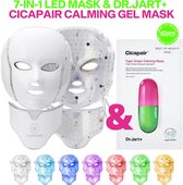 CAIRSKIN New Professional LED Mask 2021 - FACE & NECK - Inclusief Velvet Bag & Dr.Jart Cicapair Calming Mask - Lichttherapie Masker