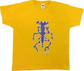 Anha'Lore Designs - Alien - T-shirt - Geel - 7/8j (128)