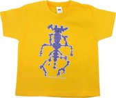Anha'Lore Designs - Alien - Kinder t-shirt - Geel - 3/4j (104)