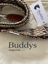 Buddys Dogwear - Hondenleiband - Uitlaatriem - Peruvian Brown - 120 centimeter