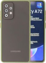 Wicked Narwal | Kleurcombinatie Hard Case voor Samsung Samsung Galaxy A72 5G Groen