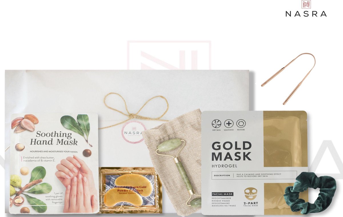 Nasra- Green Golden Beauty Set- Geschenkset- Luxe Giftset