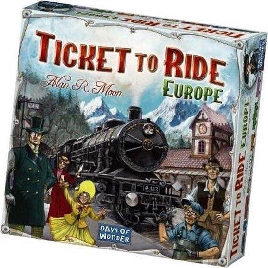 Thumbnail van een extra afbeelding van het spel Ticket to Ride Europe - Bordspel