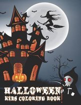 Halloween Kids Coloring Book