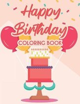 Happy Birthday Coloring Book