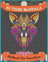 101 Tiere Mandala Malbuch fur Erwachsene