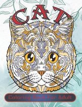 cat coloring book for adult