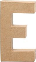 Letter, groot, E, h: 20,5 cm, b: 11,5 cm, 1stuk, dikte 2,5 cm