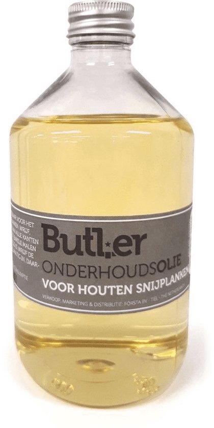 Butler Olie voor houten snijplanken fles 500 ml