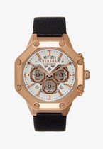 Versus Versace  Palestro Chronograaf - Herenhorloge - VSP391320 - Rosegoud - Brown - Lederen horlogeband - 45 MM