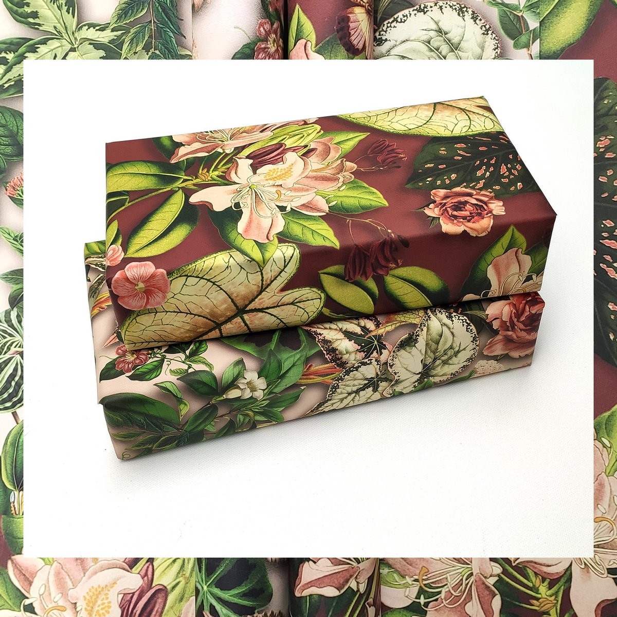 YADOBIG 20 vellen bloemboeket cadeaupapier, waterdicht bloemenpapier, bloemenpapier met gouden rand, boeketpapier voor geschenkverpakkingen, bloemen, kunst (roze, 58x58cm