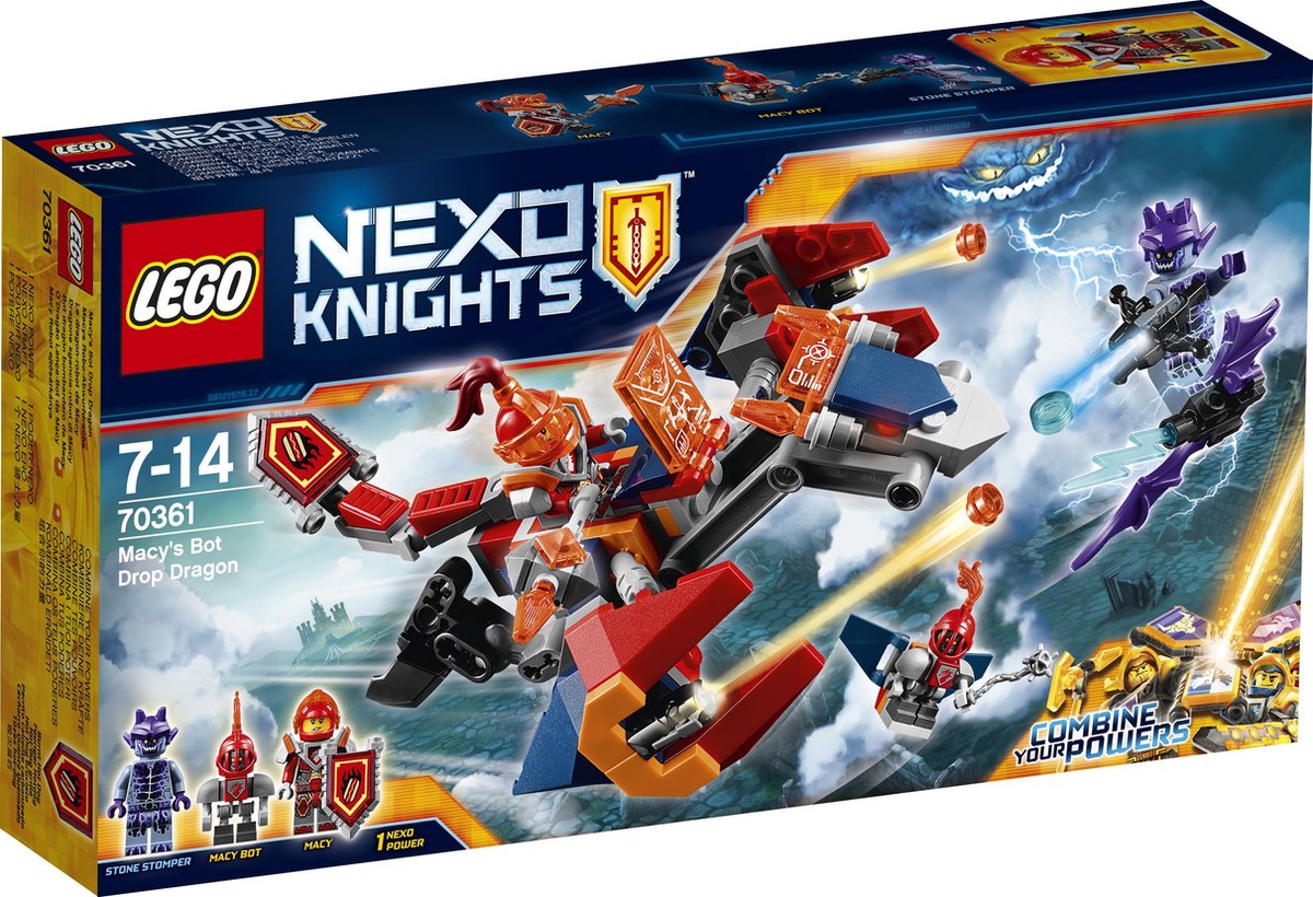 LEGO NEXO KNIGHTS Macy's Bot Drop Draak 70361