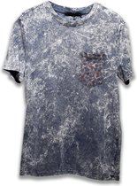 Tie-Dye Blauwe T-shirt XL