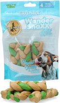 Wonder Snaxx - Pinda & Appel - Hondenkoek - 4 Braid stuks