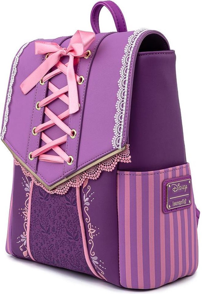 Disney Loungefly Raiponce Casplay Robe Mini Sac A Dos bol