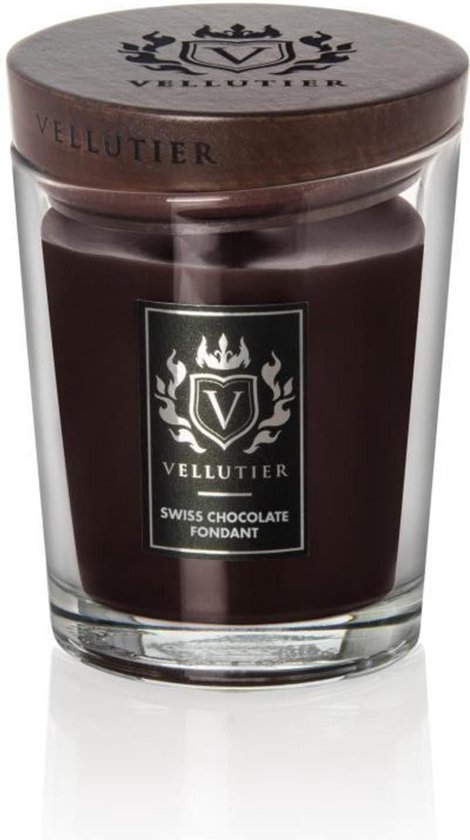 Vellutier Geurkaars | Swiss Chocolate Fondant Candle |Medium