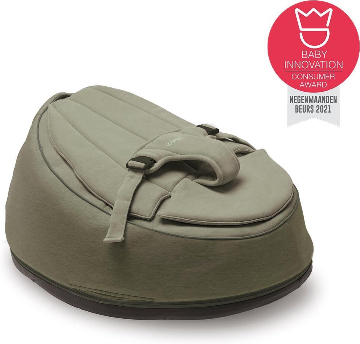 Doomoo - Seat'n Swing - Meegroeiende Poef en Schommelstoel - Kaki Doomoo - Seat'n Swing - Meegroeiende Poef en Schommelstoel - Kaki