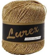 Lurex glitter garen, l: 160 m, goud, 25gr