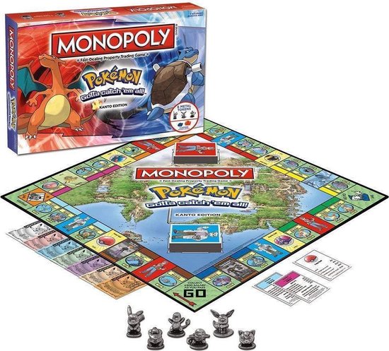 Afbeelding van het spel Monopoly - Pokemon Kanto Edition - Bordspel