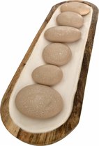 Kaylenn Balancing Stones zeep - beige - set van 6