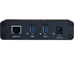 Digi AW02-G300 interface hub USB 3.2 Gen 1 (3.1 Gen 1) Type-A 1000 Mbit/s Zwart