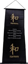 Tekst op doek harmonie – Banner 135 cm met harmony quote | Inspiring Minds