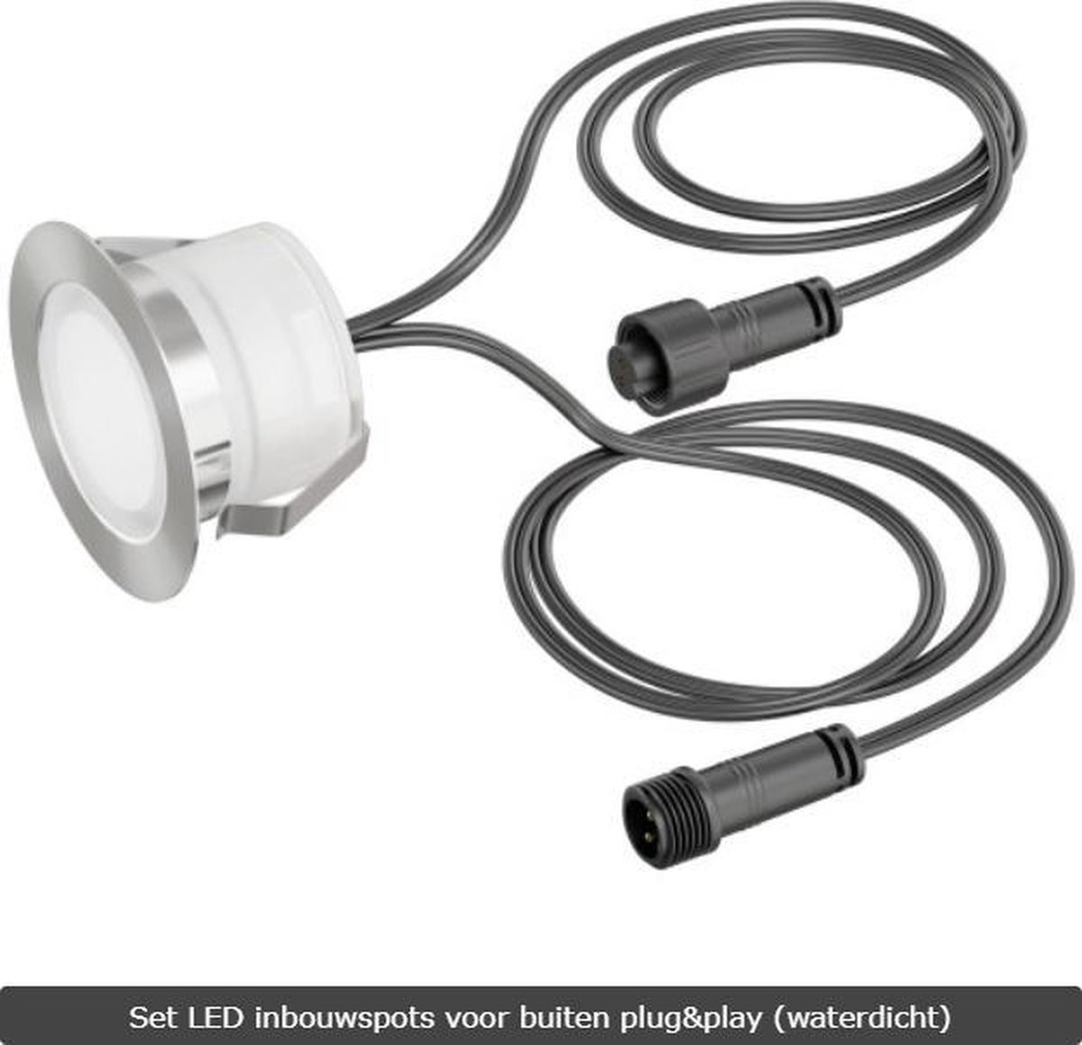 Verlenen Geurig Niet meer geldig 10x Mini LED Spots Warm White 32mm - Binnen/Buiten - Plug & Play - IP67 |  bol.com