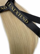LUXEXTEND Keratin Hair Extensions #60 | Flat Tip | 60 CM | 25 Stuks | 25 gram | Luxury Hair A+ | Human hair Blonde | Human Hair Keratin | Remy Sorted & Double Drawn | Extensions Bl