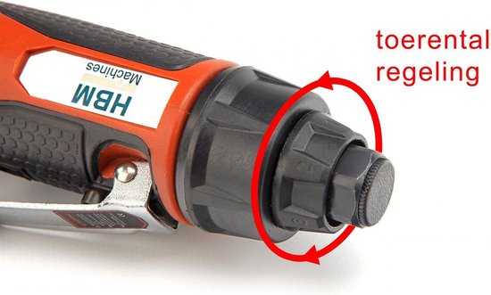 HBM Profi Variabele Pneumatische 50 mm. Schuurmachine