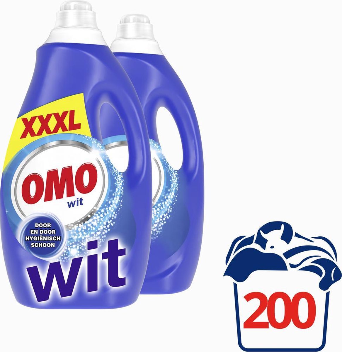 Détergent Liquide OMO Blanc 4000 ml - Onlinevoordeelshop