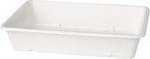 Bagasse Bakje 230x155x46 Wit (480 st.)