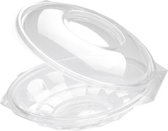 Saladebowl met vast Deksel Ø 150mm Glashelder (300 st.)