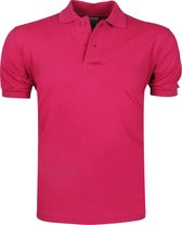 VDHT - Trendy Effen Heren Polo - Ongetailleerd - Roze