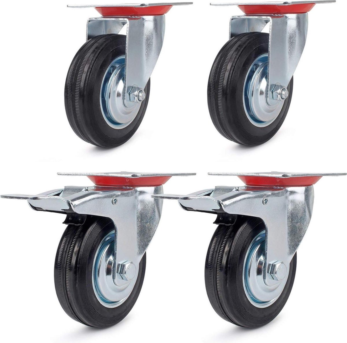 Roue pivotante pour charge lourde - 125 mm de diamètre - pour