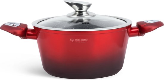 Herman den blijker Aluminium Kookpan met deksel ø18cm - Assortiment 'Het Gemak